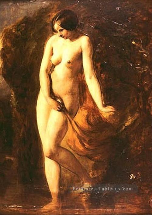 Le corps féminin Bather William Etty Peintures à l'huile